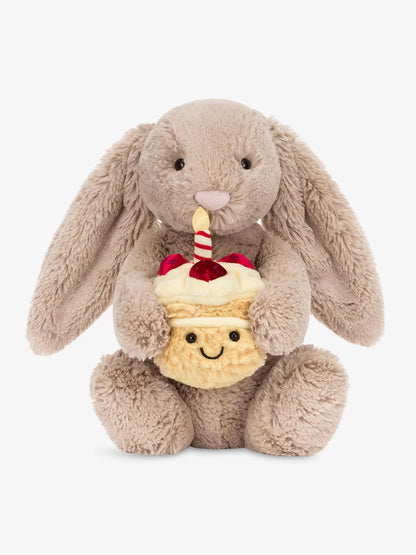 JellyCat-Bashful Birthday Bunny